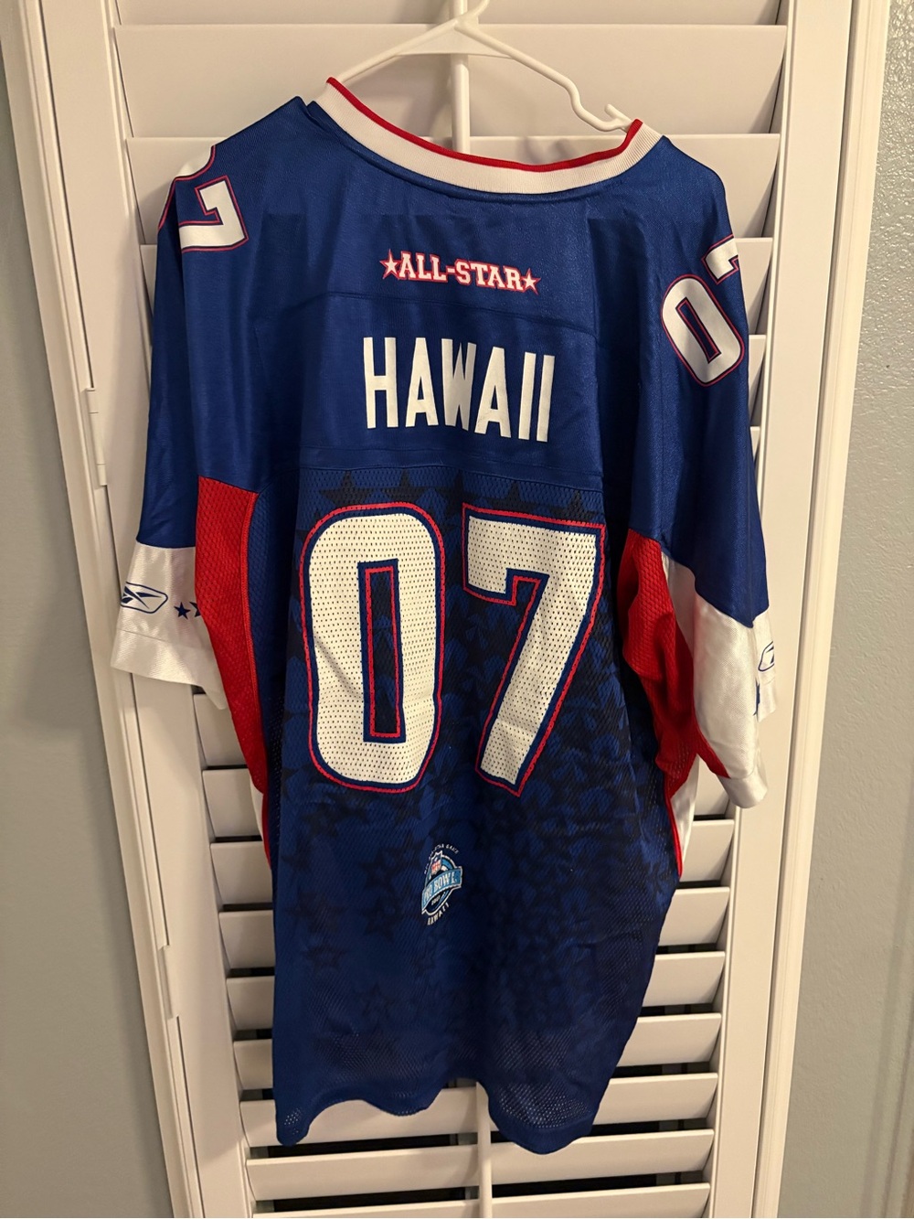 NFL Blue Red White 'HAWAII' All-Star Jersey #07